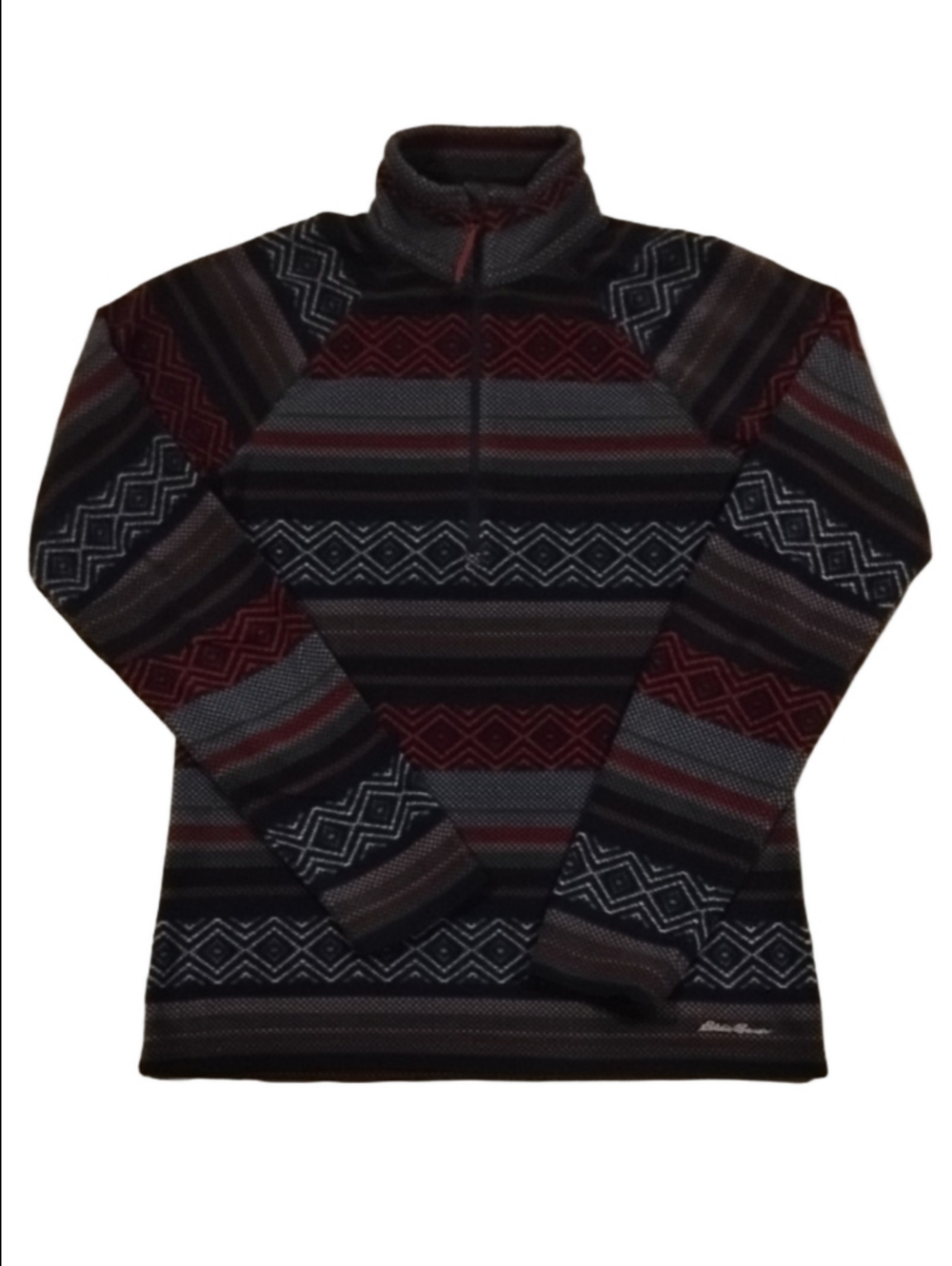 3/$20 Eddie Bauer Women's Half-Zip Patterned Pullover - Multicolor